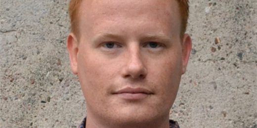 Stefan Lindborg, förbundsordförande Ung Vänster, Pressbild